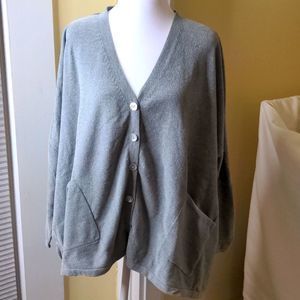 Barefoot Dreams Large Cozy Chic Lite Dolman Sleeve Slouch Cardigan, NEW